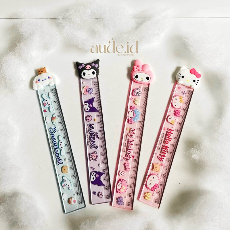 

AUDE - Penggaris Karakter Sanrio | Penggaris Sanrio | Penggaris Kepala Sanrio | Penggaris Anak | Penggaris Kuromi | Penggaris Lucu