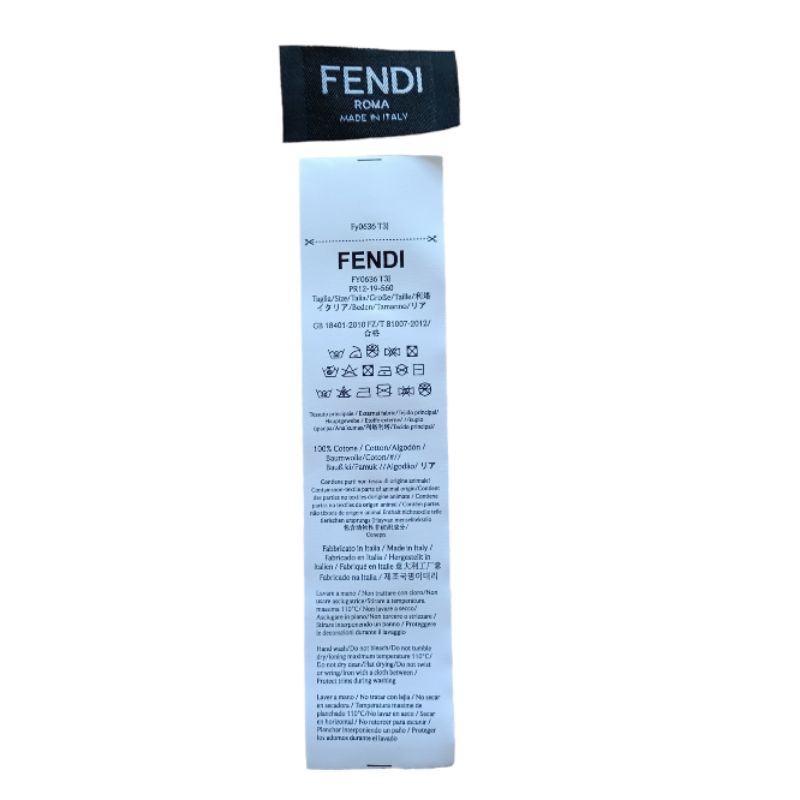 

Tag label Fendi fullset