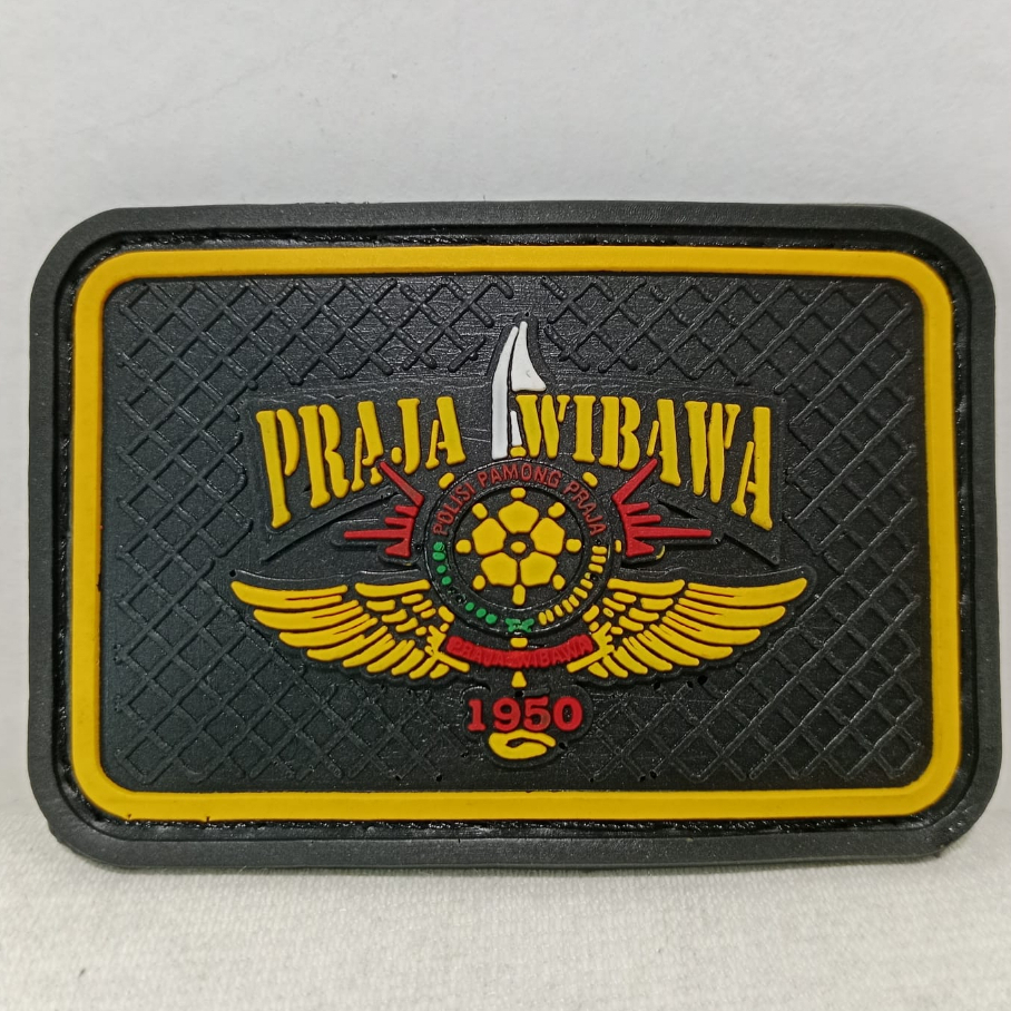 Patch Rubber Velcro Praja Wibawa Satpol PP