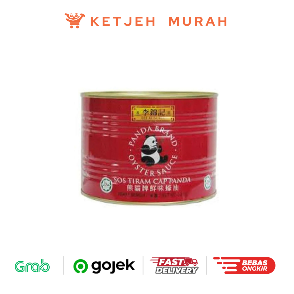 

Lee Kum Kee Oyster Sauce Saus Tiram Cap Panda Kaleng 2.2 KG
