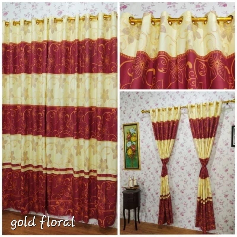 gorden smokering besar motif gold floral