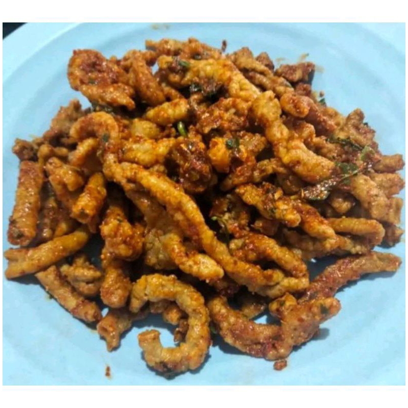 

keripik usus pedas crispy daun jeruk isi 500 gram