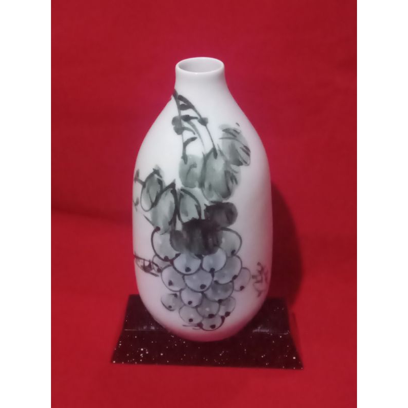 Guci/Vas/Pot Keramik Impor motif 21cm