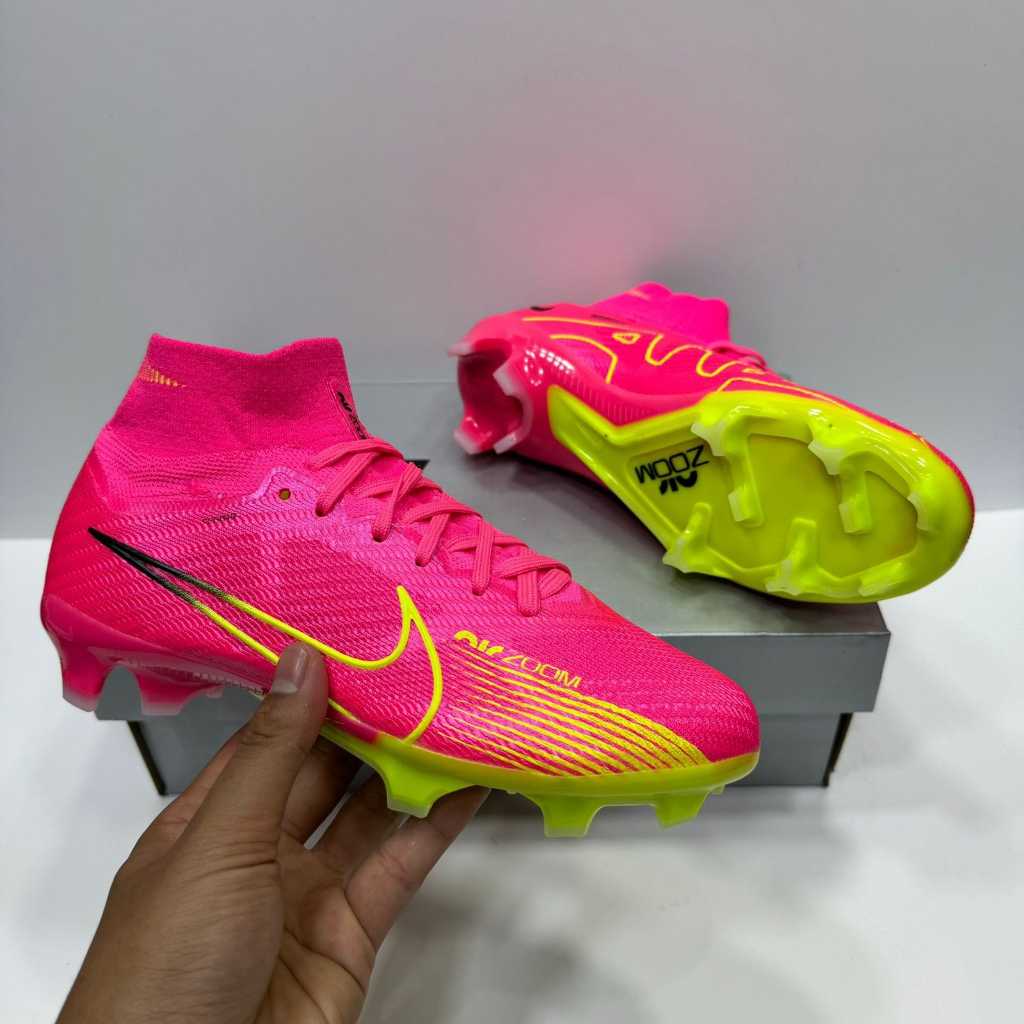 Sepatu Bola Anak Nike Air Zoom Pink