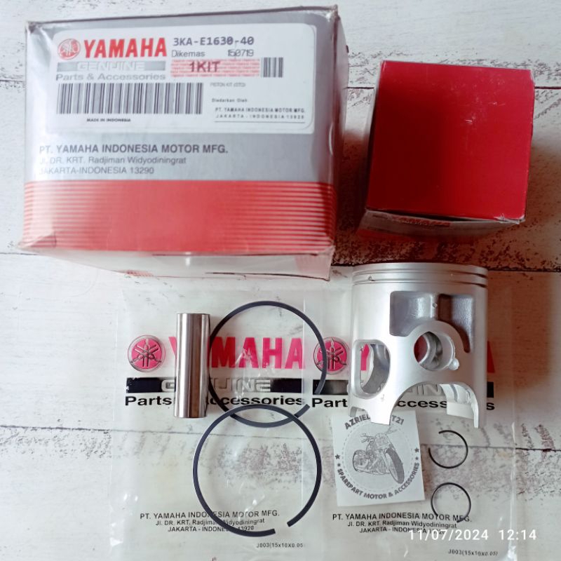 Piston Kit + Pen Bos + Ring Seher + Circlip 3KA Os Standar Rx King Rx King Rx King