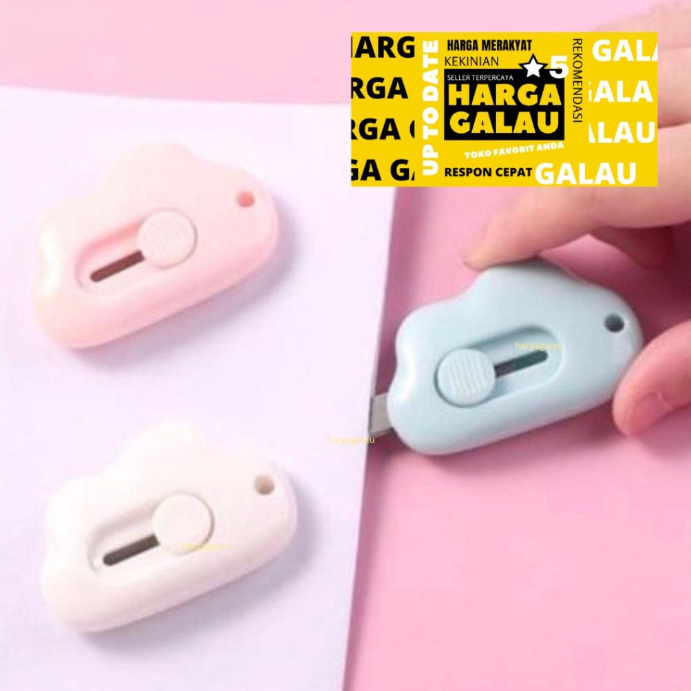 

MAKSIMAL cutter mini Cloud Awan pisau kecil serbaguna warna random