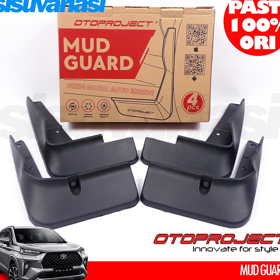 FG2 Aksesoris Mobil Toyota Veloz 222 223 224 Mud Guard Mudguard Karpet Lumpur Otoproject