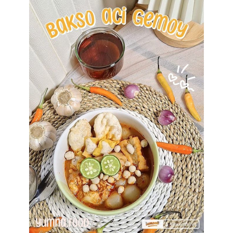 

Baso aci gemoy ayam suwir