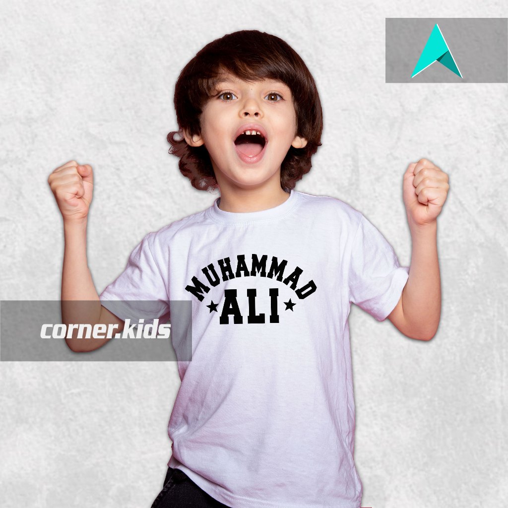 Kaos Anak Muhammad Ali - Kaos Boxing Muhammad Ali - Kaos Tinju Muhammad Ali Fans