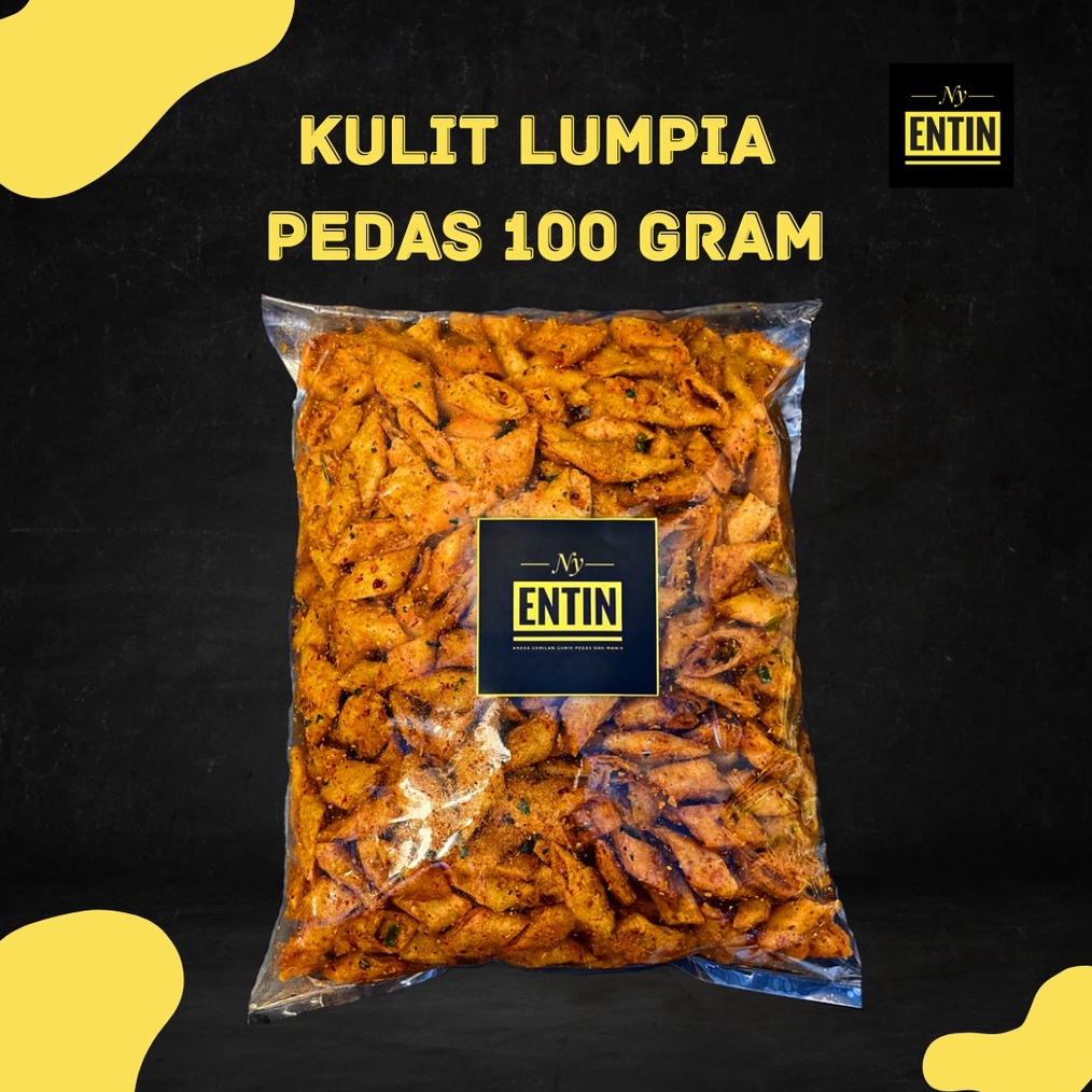 

MURAH MERIAH KERIPIK KULIT LUMPIA PEDAS GURIH 1 GR NY ENTIN