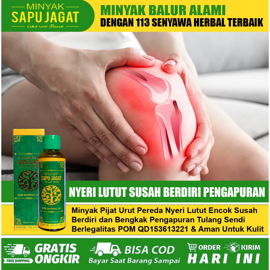 Obat Nyeri Lutut Susaah Unutk Berdiri, Obat Lutut Bengkak dan Kaku, Pengapuran Pada Tulang Sendi Min