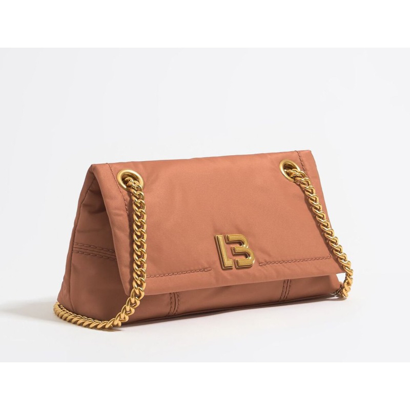 Bimba Y lola SMALL CLAY NYLON FLAP BAG