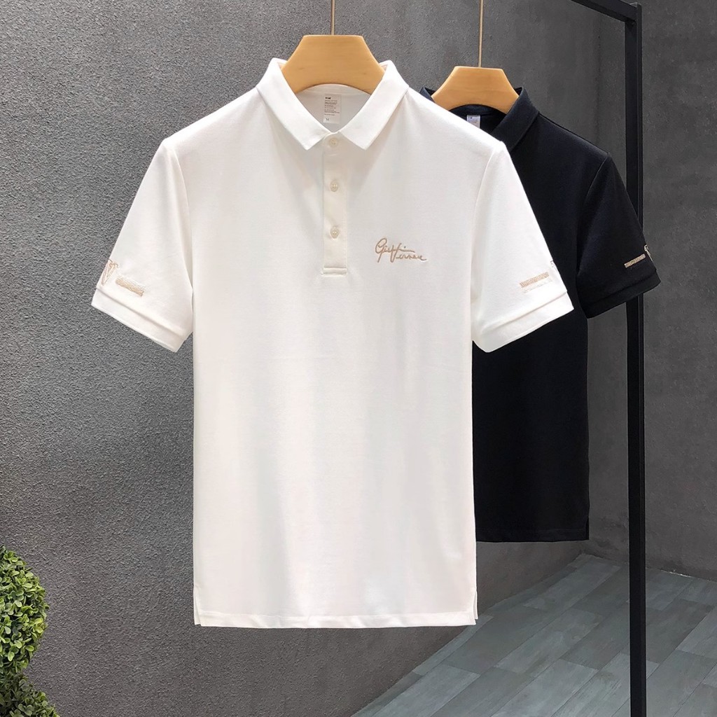 |kekinian.factory| polo shirt wanita kaos berkerah wanita kaos polo bordir polo hitam kaos premium w