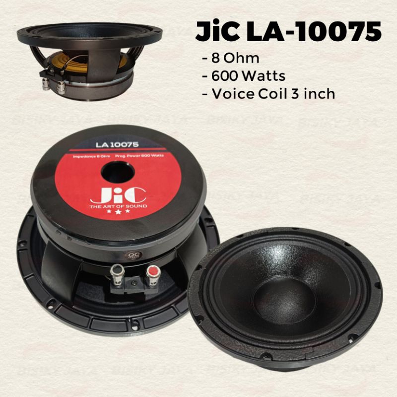 Speaker JIC LA 10075 Original Speaker 10 inch JIC LA10075