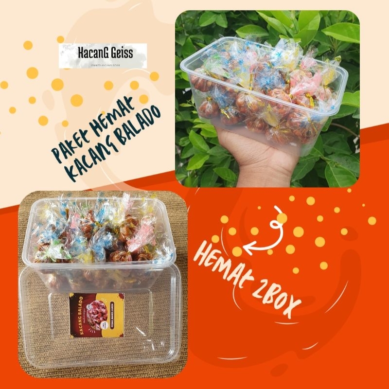 

Paket Hemat 2BOX kacang balado madumongso