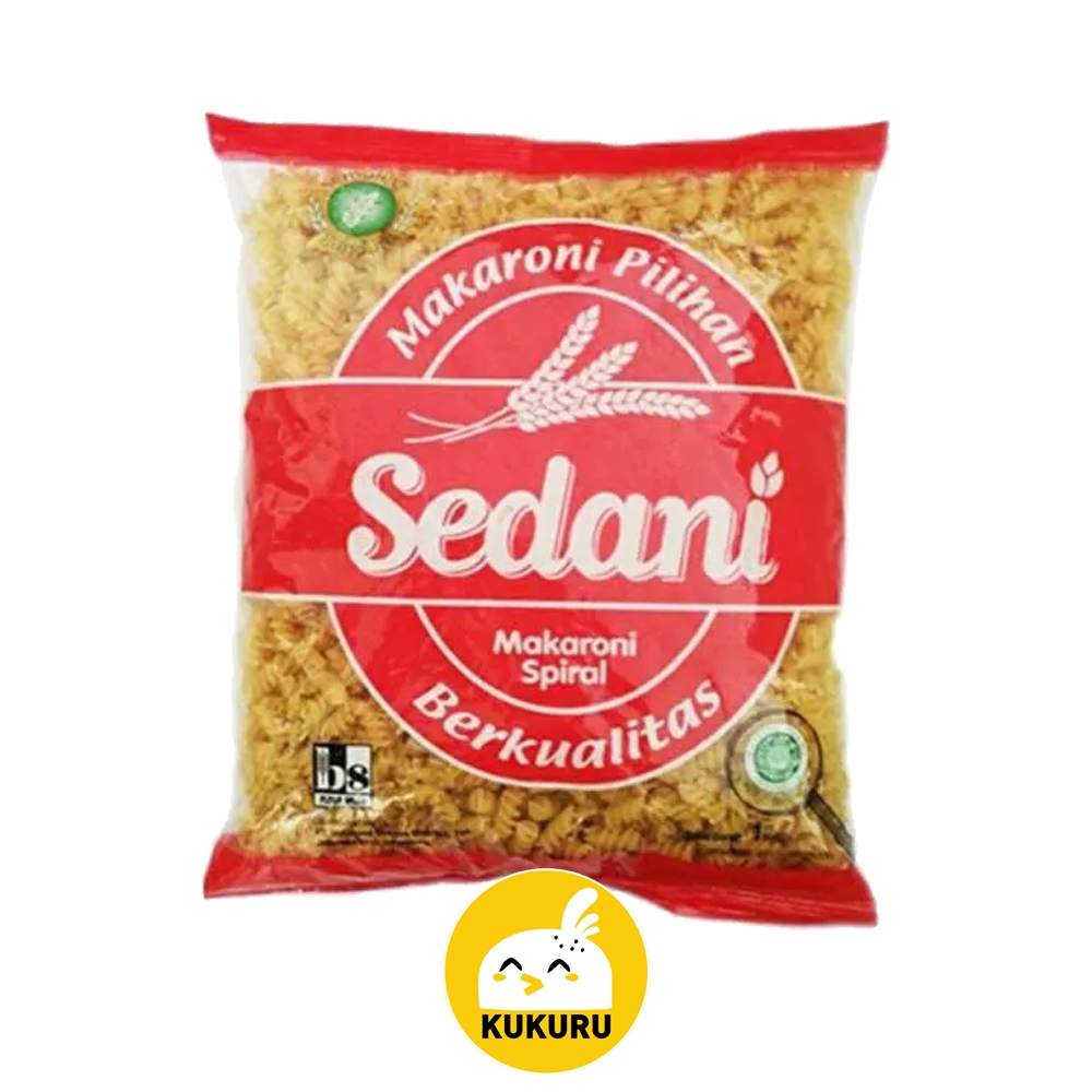 

MAKARONI SEDANI - PASTA SPIRAL / ULIR / FUSILLI (1 KG)