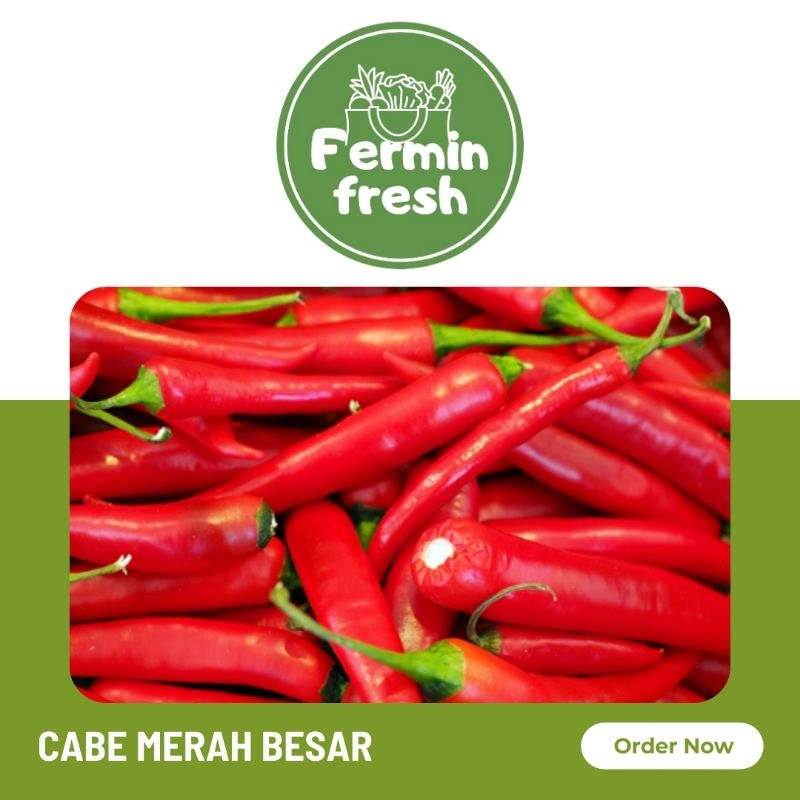 

Fermin Fresh, Cabe merah besar 100 - 250 - 500gr