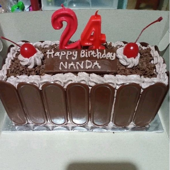 

kue ulangtahun coklat pagar