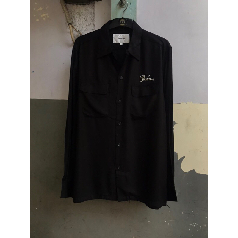 kemeja Vivastudio black 2pocket lengan panjang preloved