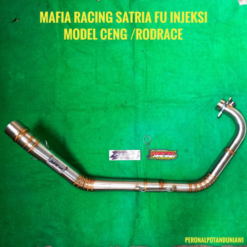 header/leheran knalpot ceng (roadrace) MAFIA satria fu injeksi
