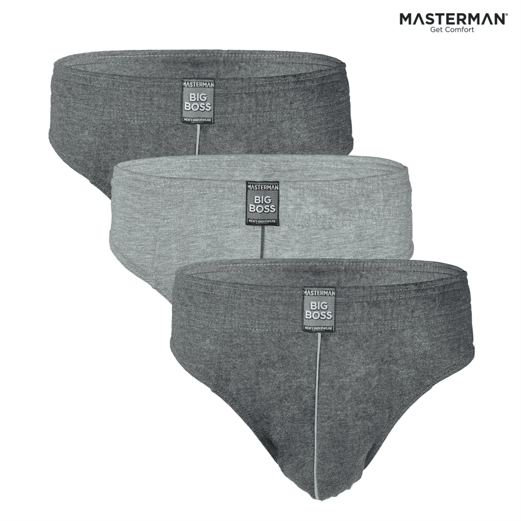 Celana Dalam Pria 3 Pcs MASTERMAN Briefs CD Pria Katun Tetoron BIG BOSS
