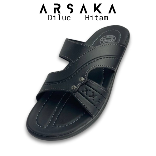 Sandal Pria Kekinian Sandal Cowok Distro Kasual Sendal Cowok Kulit Kualitas Import