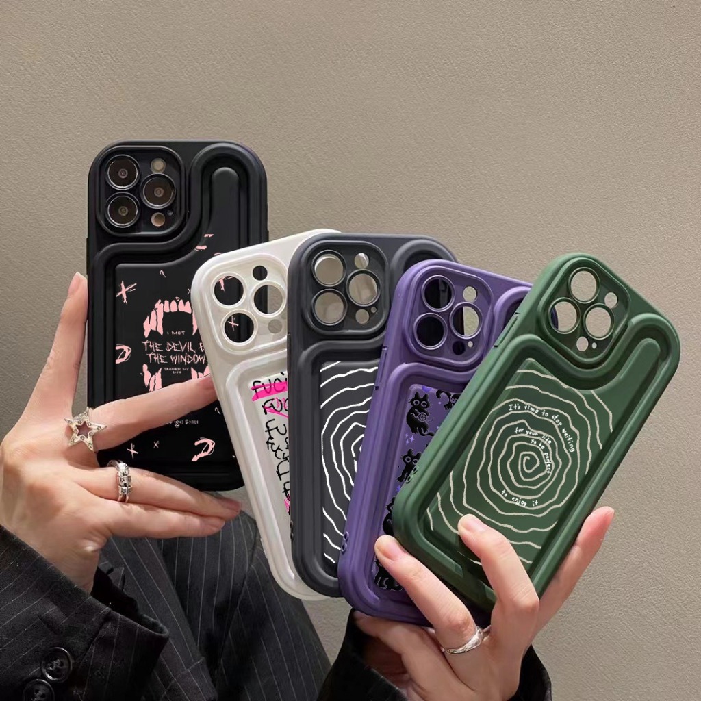 Case Mugelo Air Bag Pluffy Matte Protection Enjoy Silikon Softcase Casing Hp For Oppo Vivo Samsung R