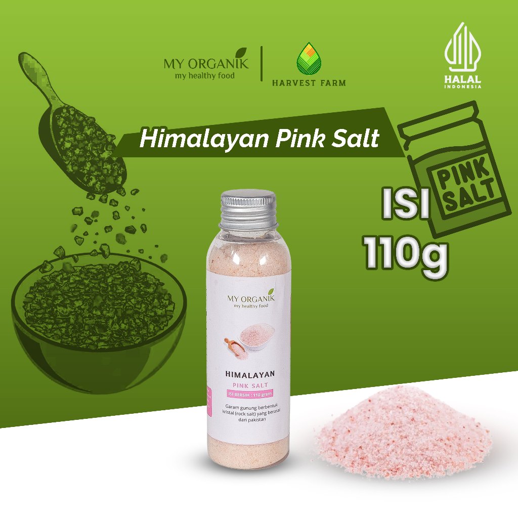 

My Organik Garam Himalaya Original Himalayan Salt Pink Himsalt Organik