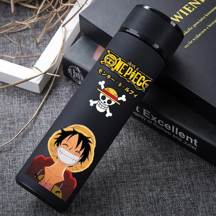ONE PIECE Luffy Zoro Animation anime Water Cup Insulating Cup 304 Stainless Steel Smart Cup Gift for