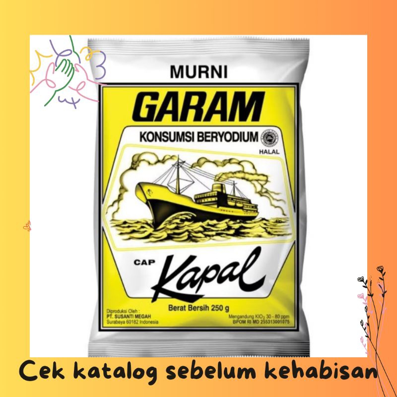 

GARAM HALUS CAP KAPAL 250GR