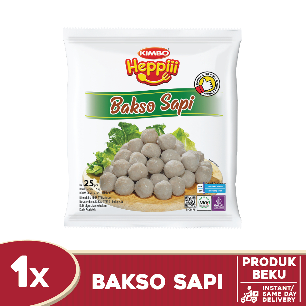 

KIMBO Heppiii Bakso Sapi 25pcs