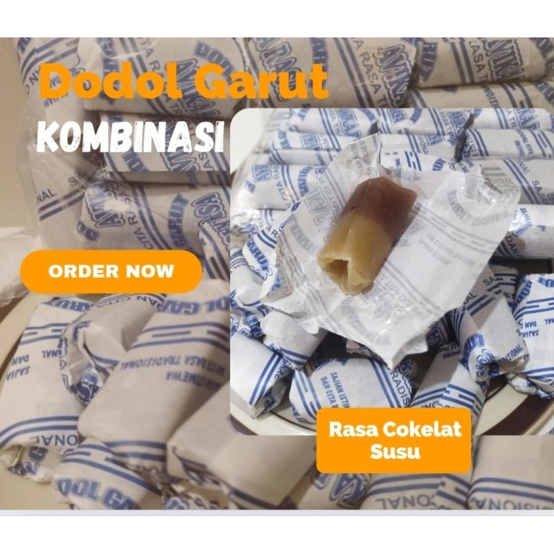 

DODOL GARUT KOMBINASI RASA SUSU DAN COKELAT//500gram-1000gram