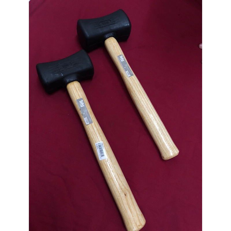 PALU KARET TOHO HITAM GAGANG KAYU 12oz & 16oz TOHO / RUBBER MALLET