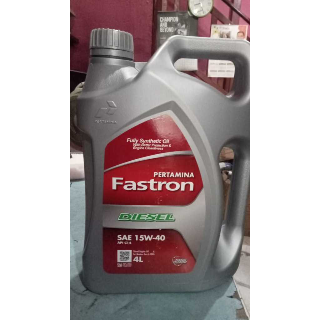 Oli Fastron Diesel 4 Liter 15W-40 - Oli Mesin Mobil - 100% Asli