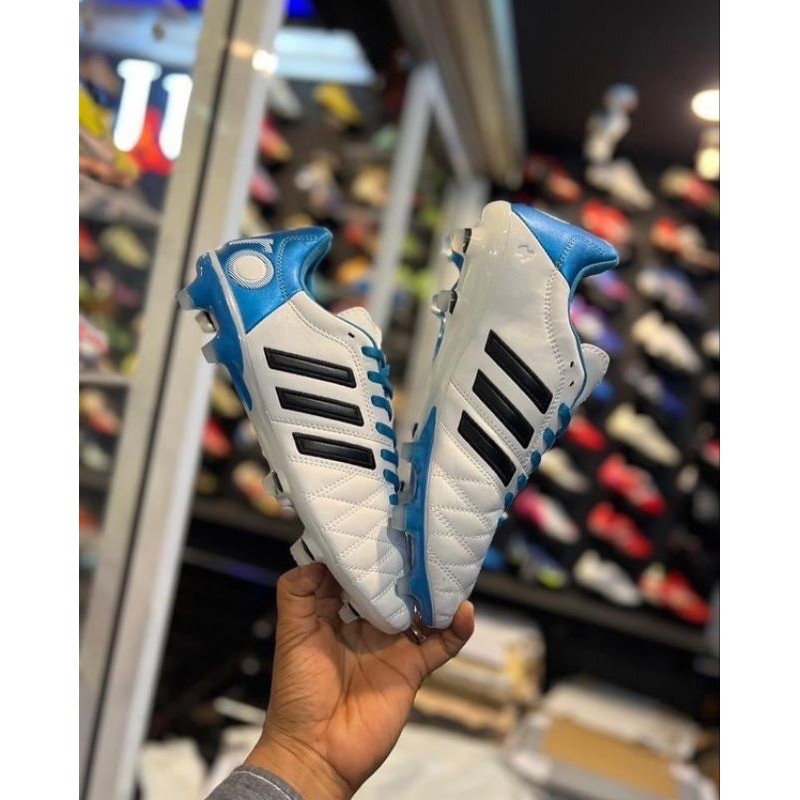 PROMO Sepatu Bola Adidas Adipure 11 Pro Grade Ori / Sepatu Bola Adipure 11 PRO White Blue / Sepatu B