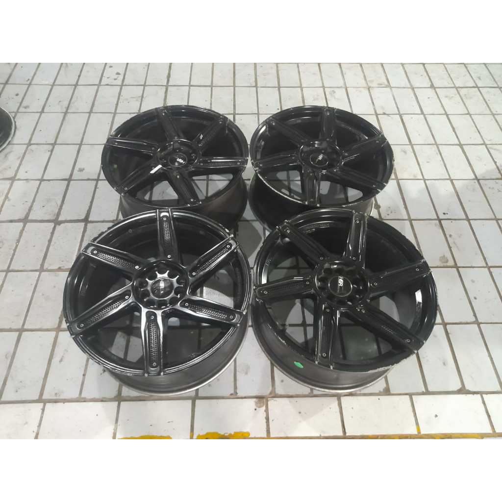 VELG MOBIL BEKAS ADP HSR RING 18 LEBAR 8 PCD 5X100 5X114 ET45 4pcs