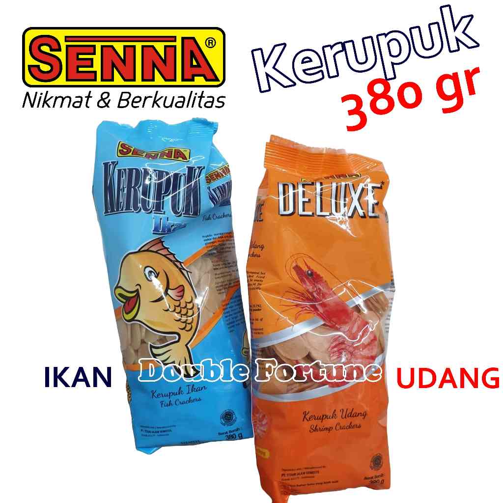 

SENNA KERUPUK DELUXE 380gr IKAN UDANG