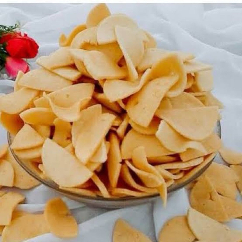 

kripik getas renyah dan gurih, barang PO, kemasan 500gr