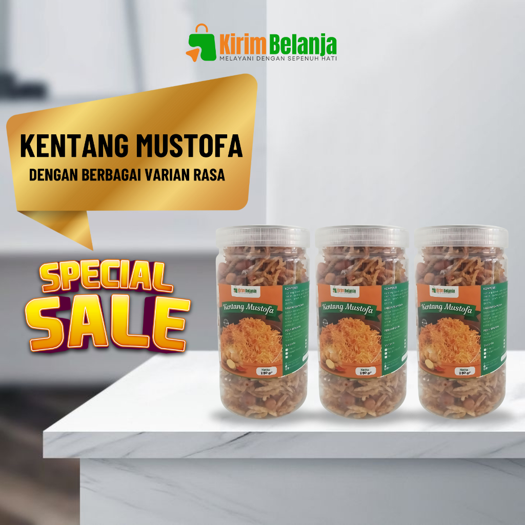 

Kentang Mustofa Termurah 250g Cocok untuk lauk makan yang rasanya pedas guriih