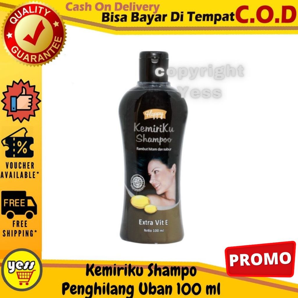 Kemiriku Shampo Penghilang Uban 100 ml Shampo Kemiriku Kemiri Ampuh Menyuburkan, Melebatkan, Menghit