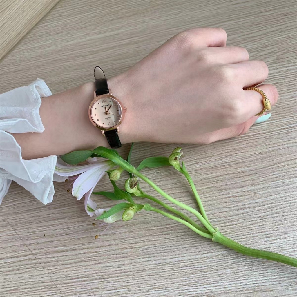 Limited Aokeyo W230 Jam Tangan Wanita Baru Original Korea Design Kecil Wanita Jam Tangan Wanita