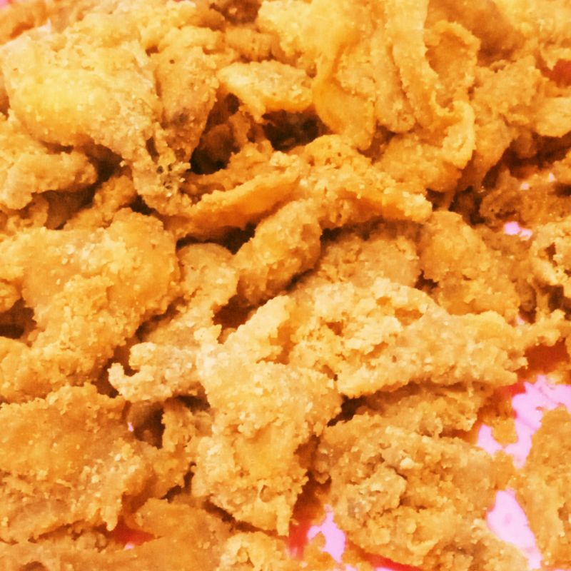 

Kulit ayam Crispy siap makan