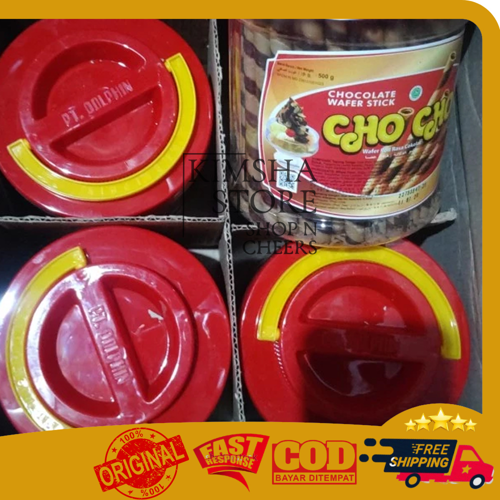 

Cho Cho Wafer Stick Roll Chocolate Snack Food Makanan Ringan Astor Wafer Toples 500gr