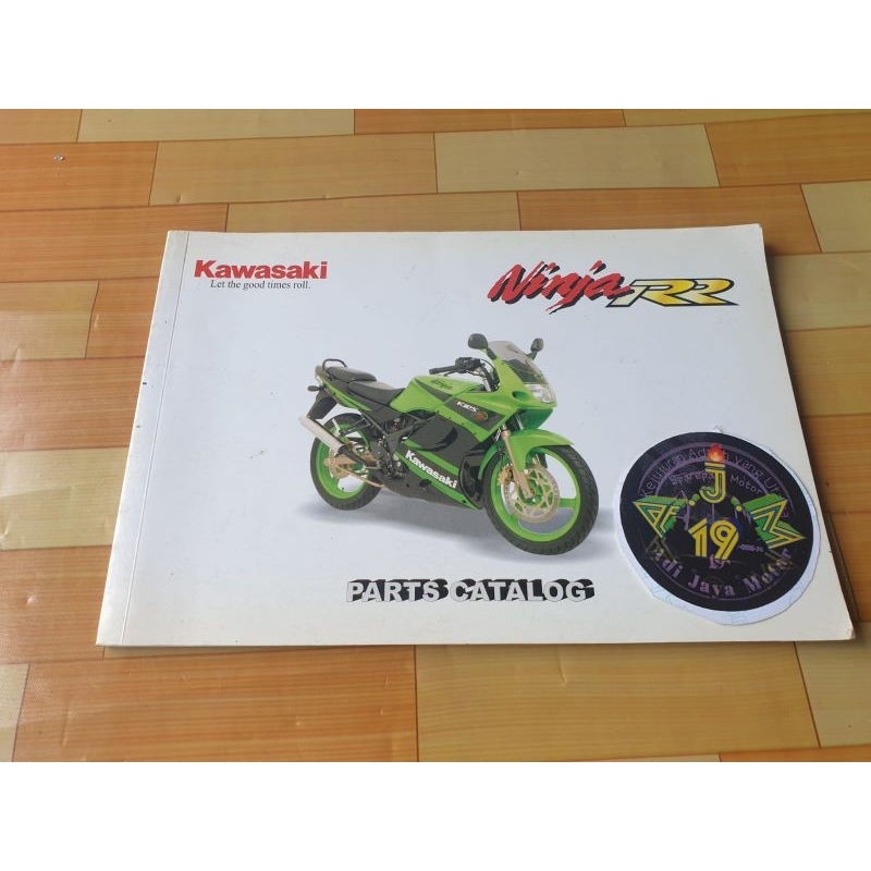 Buku Part Catalog Katalog Copian Kawasaki Ninja 150 RR 2010