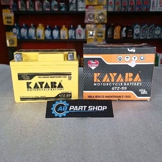 AKI MOTOR KAYABA GTZ5S ORIGINAL AKI KERING MOTOR HONDA BEAT ESP BEAT STREET BEAT KARBU