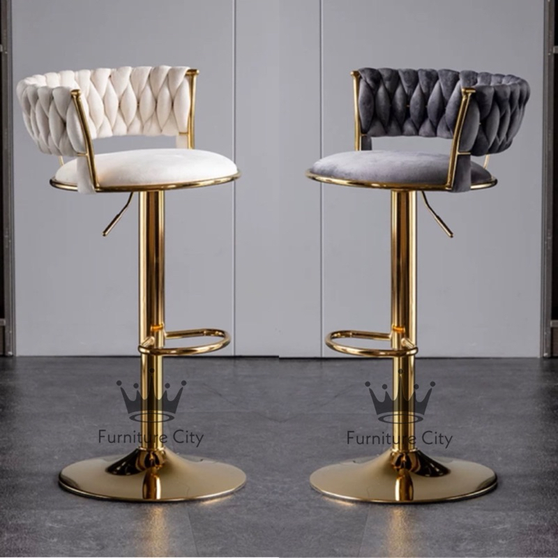 Kursi bar kursi minibar barstool gold bangku bar kursi cafe kursi minimalis barchair