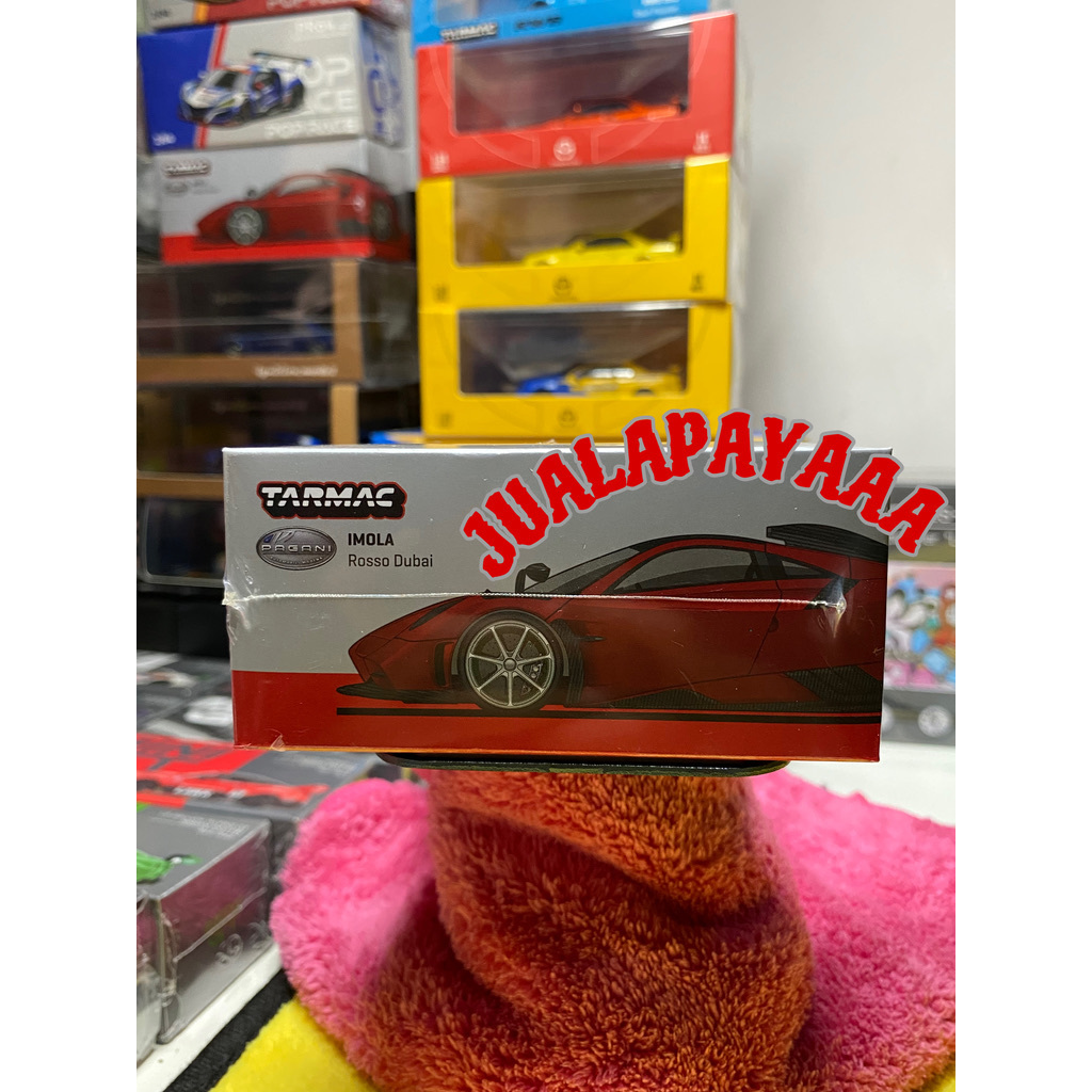 TARMAC WORKS PAGANI IMOLA DUBAI ROSSO DIECAST TARMAC PAGANI IMOLA DUBAI ROSSO RED