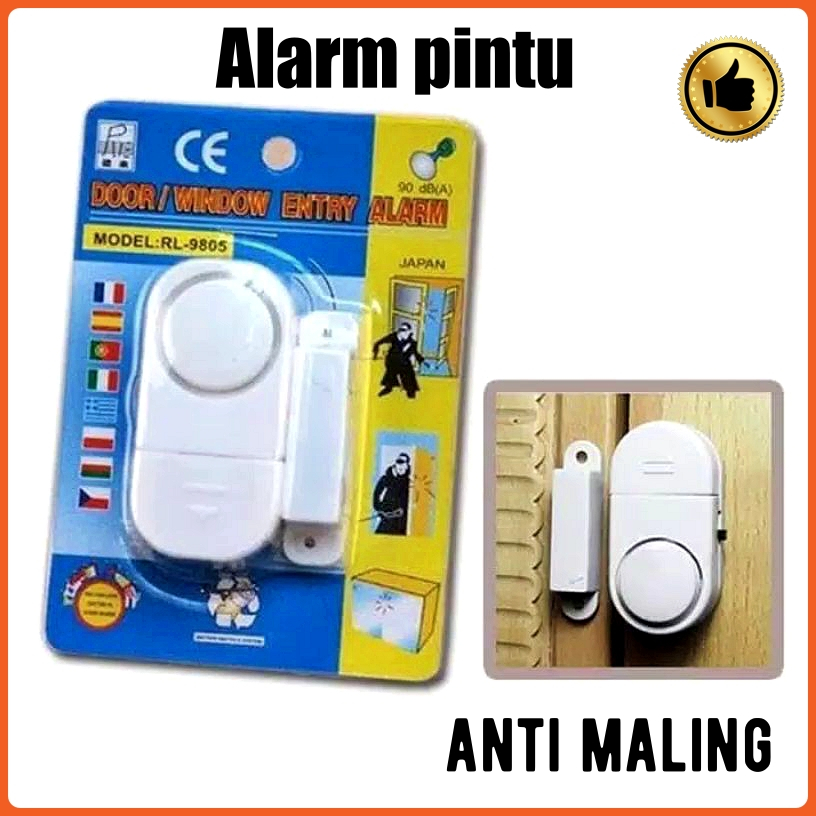 Alarm Pintu dan Jendela Alarm Pintu Rumah Toko Kantor Anti Maling sensor