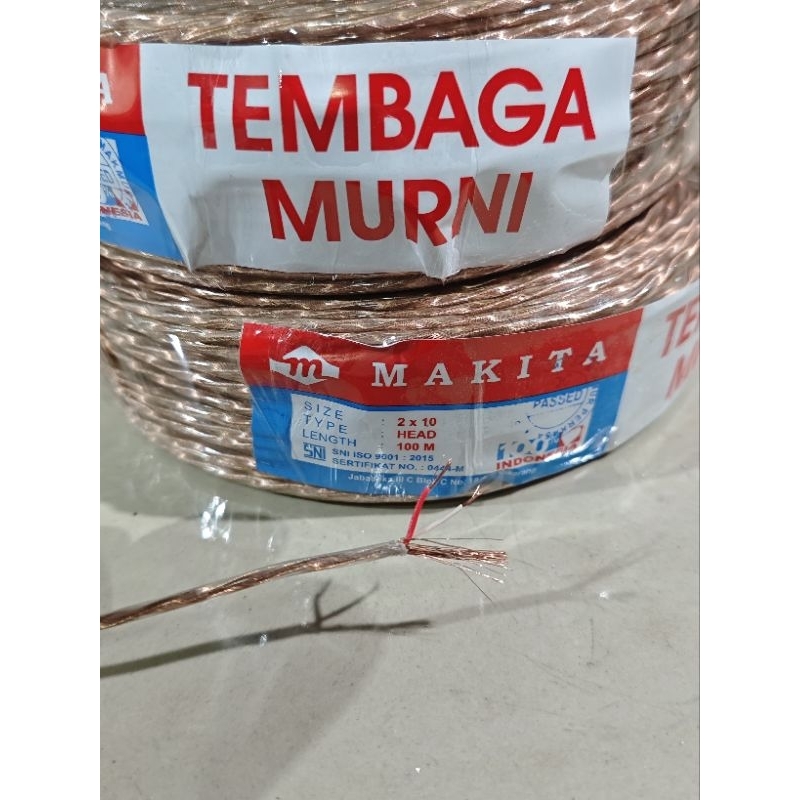 kabel input kabel head isi 3 tembaga murni