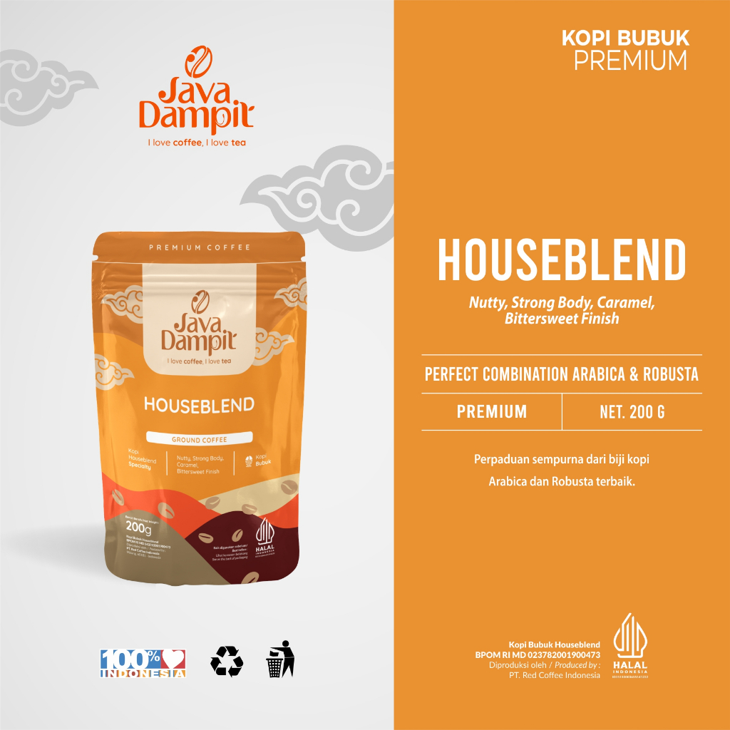 

KOPI BUBUK HOUSE BLEND COFFEE 70g & 200g HOUSEBLEND